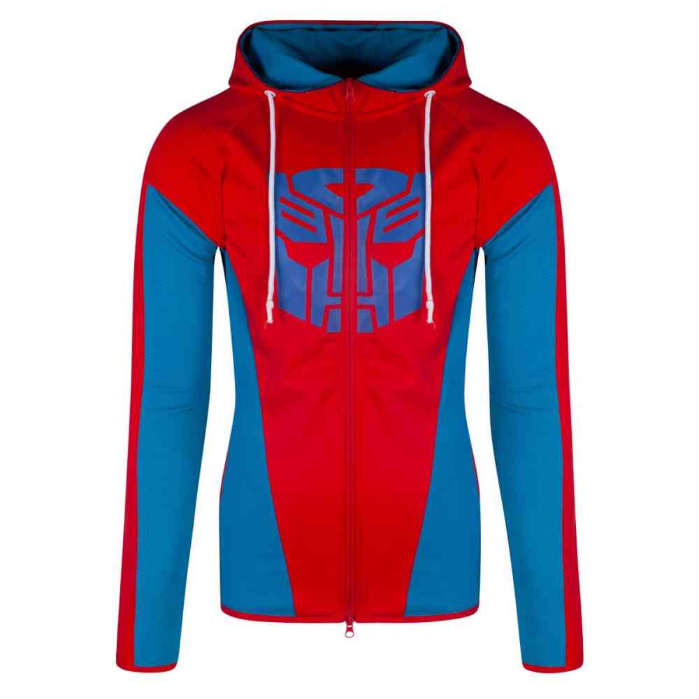 transformers zip up hoodie